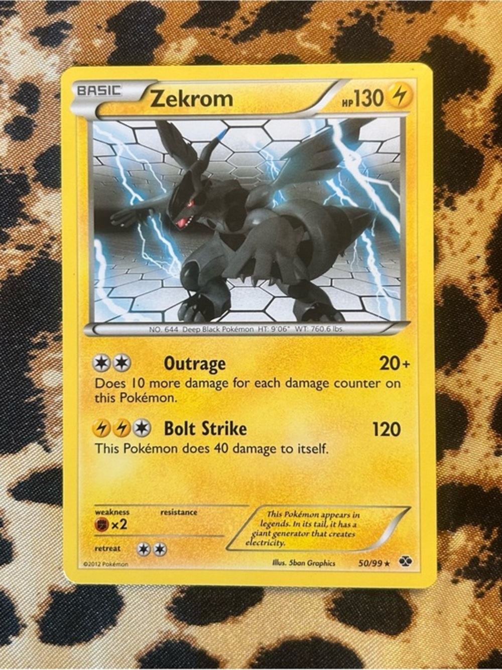 Zekrom | 2012 Pokémon TCG Card